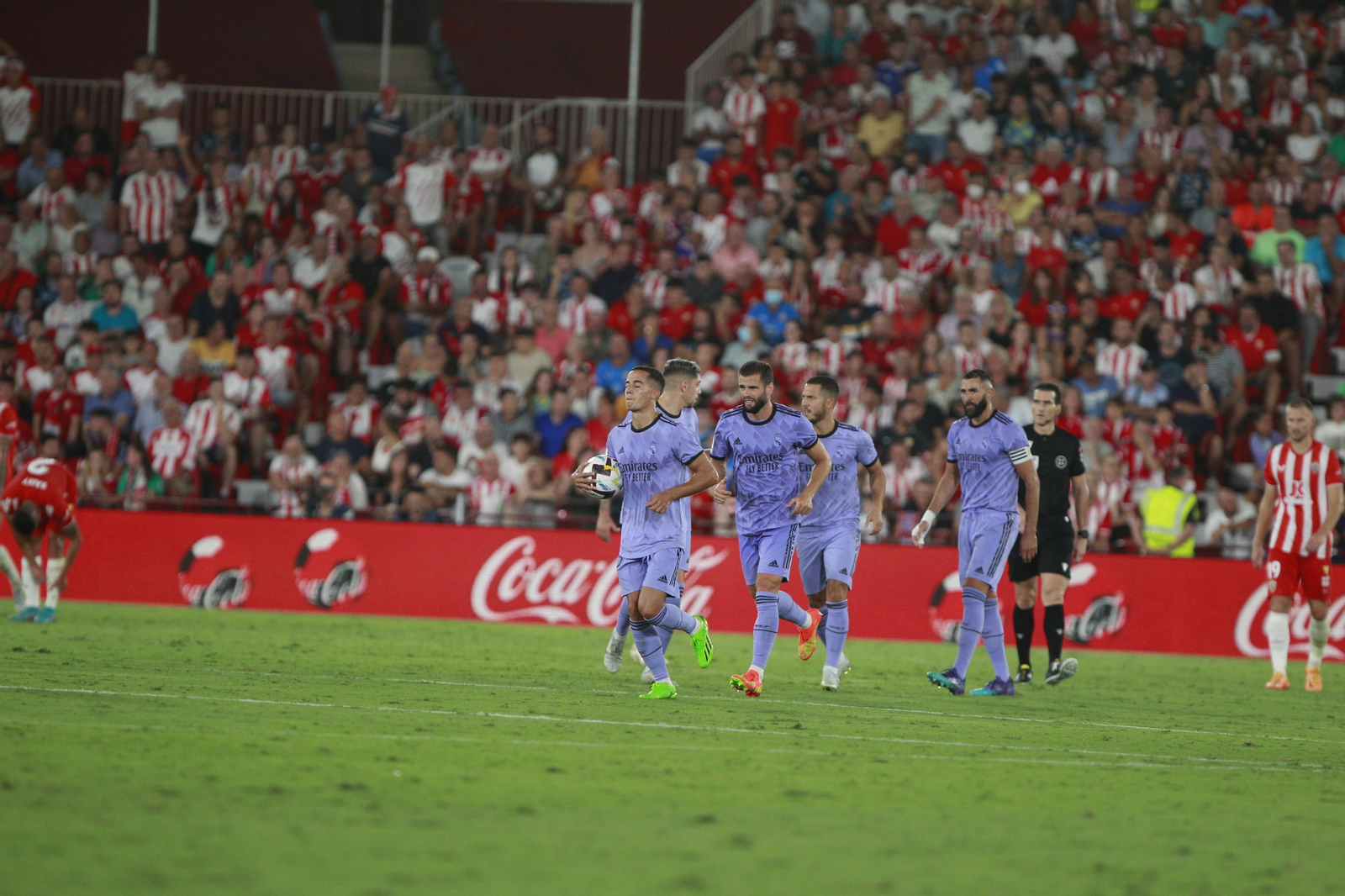 Imágenes del partido U.D. Almería-Real Madrid C.F. de la Liga Santander