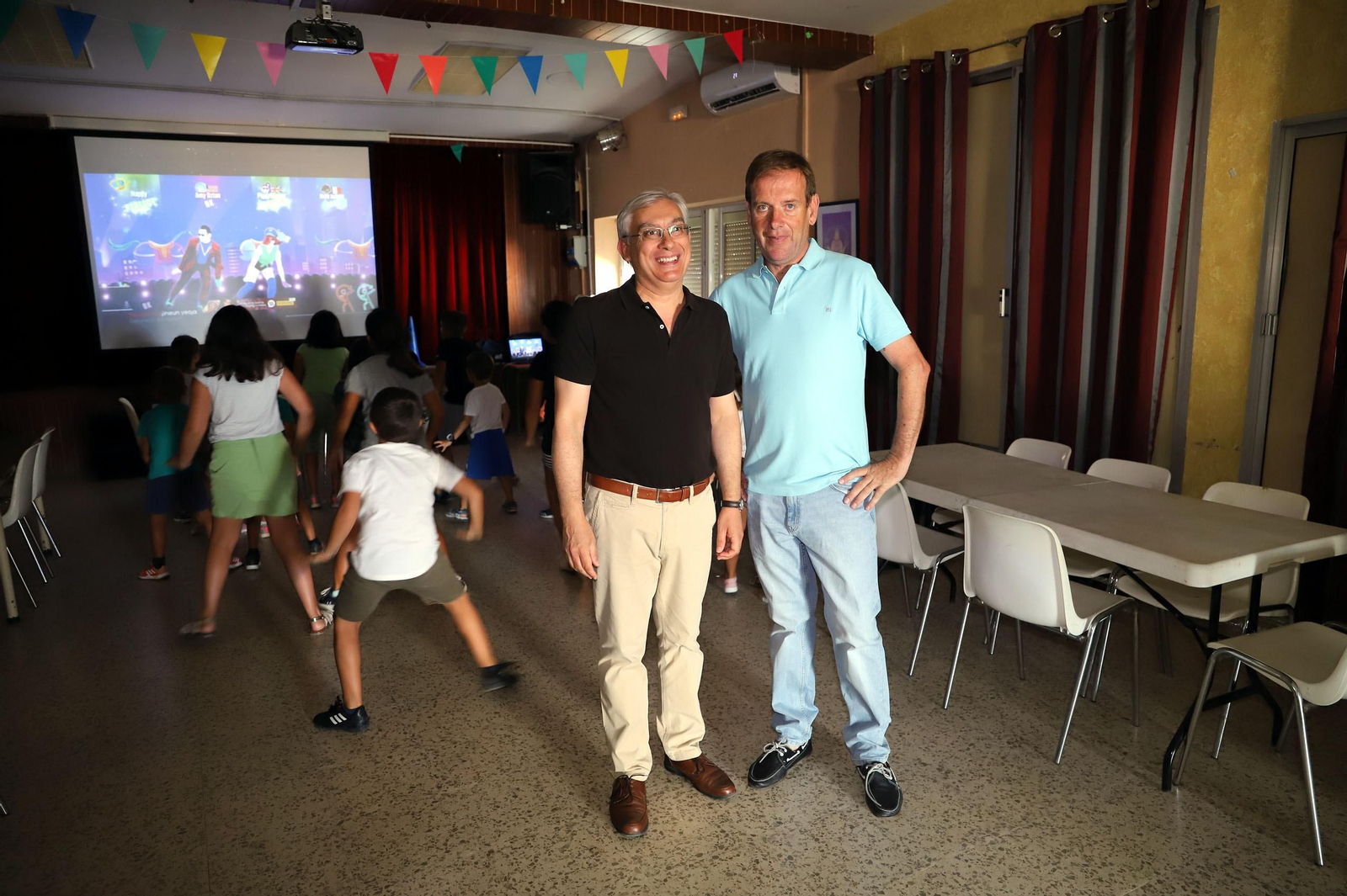 El edil de Educación, Juan Antonio Cabello, y e director Miguel Ángel Salcedo.