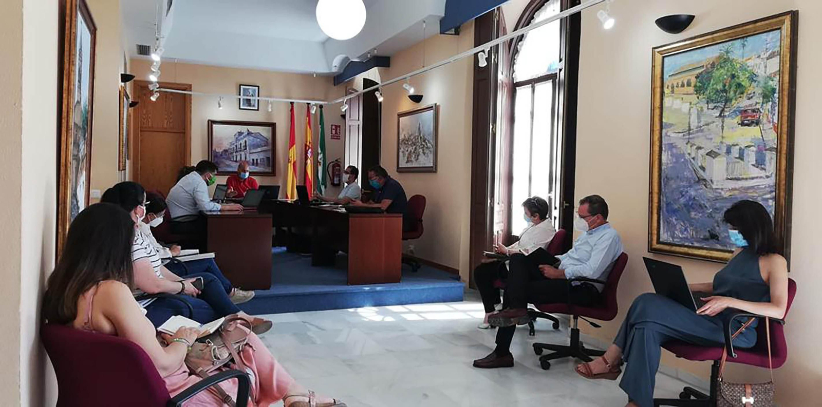 Pleno del Ayuntamiento de Zalamea la Real.