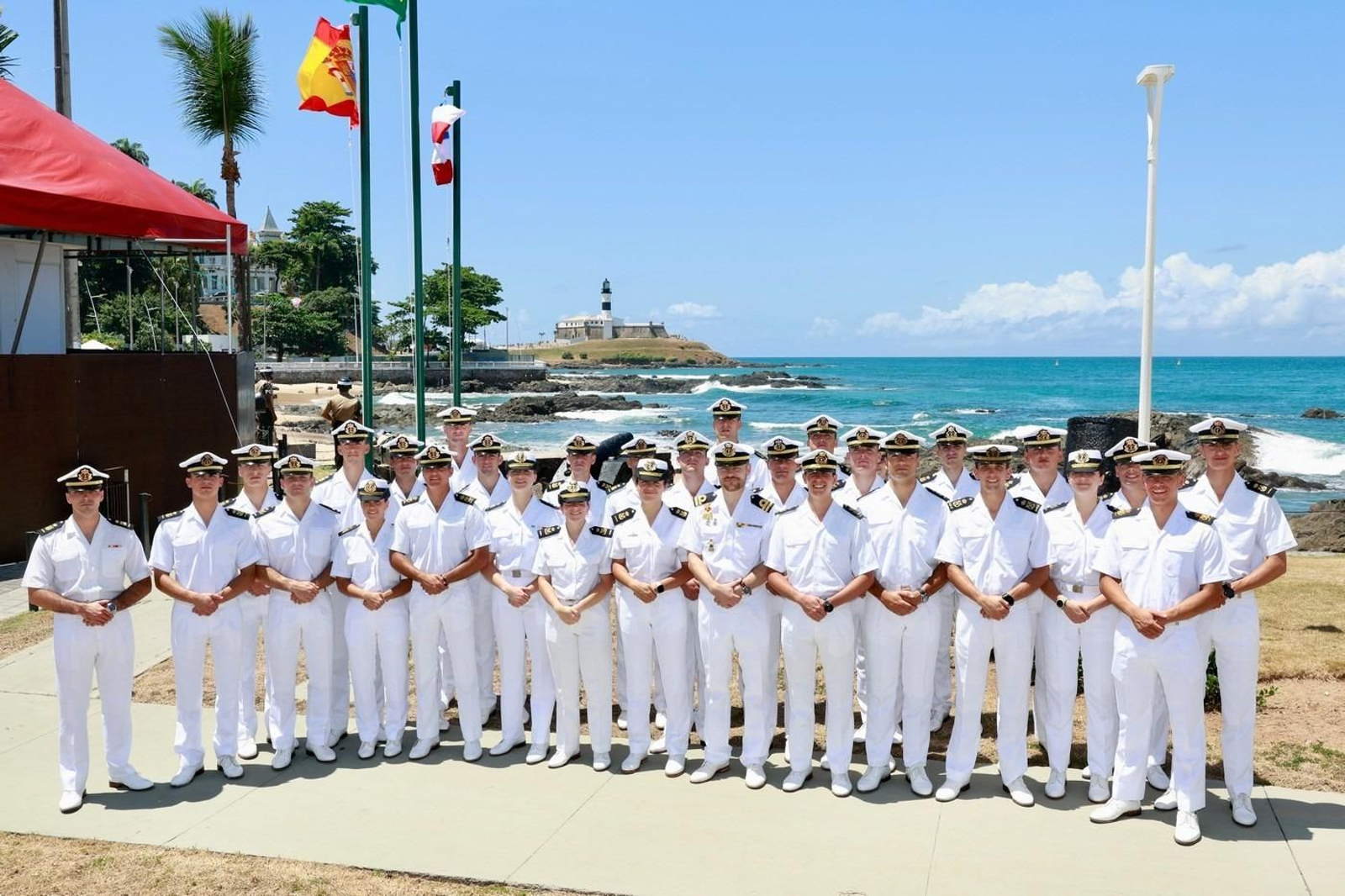 Las imágenes del viaje de la Princesa Leonor en el 'Juan Sebastián de Elcano'