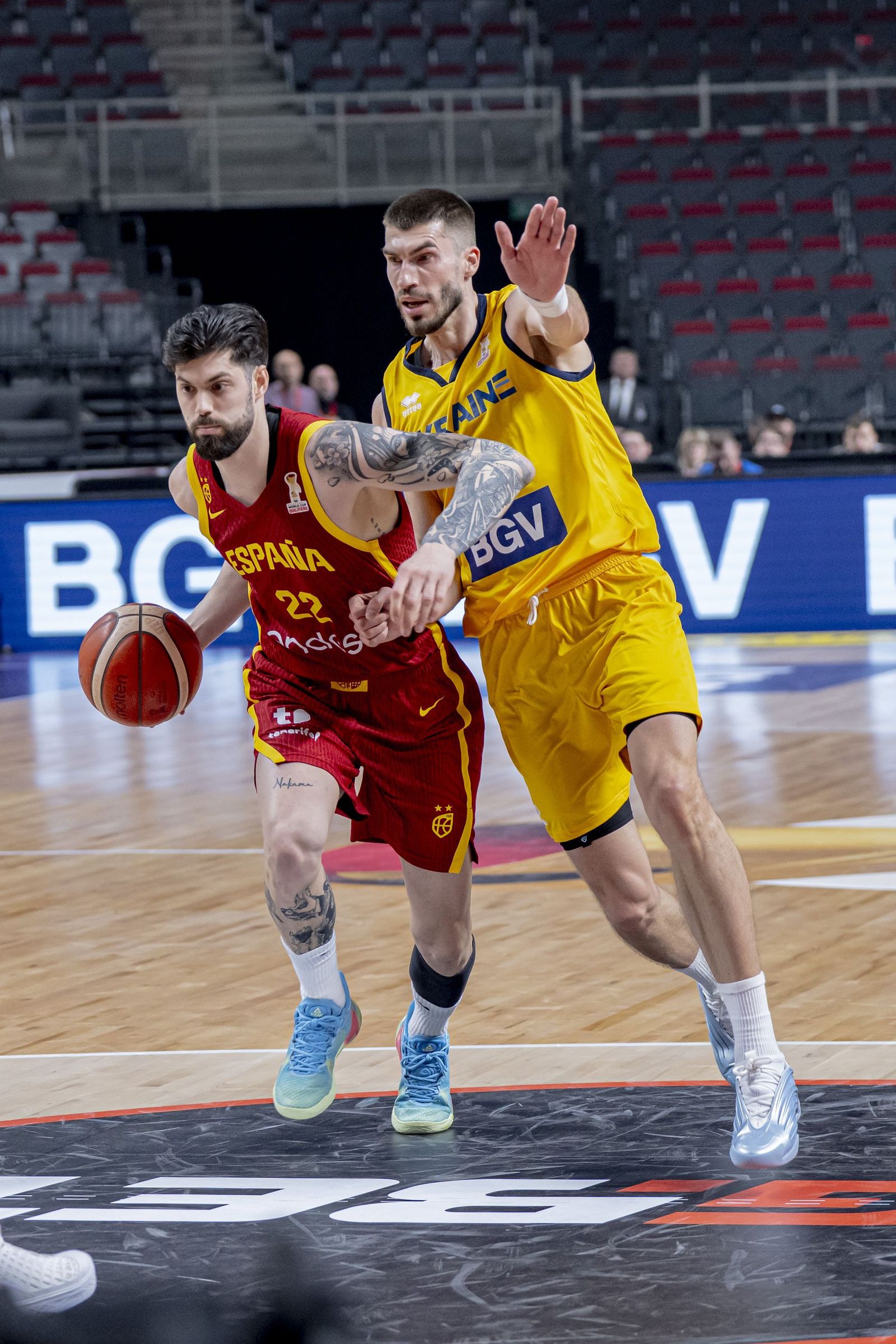 Las mejores fotos del Ucrania-España de baloncesto