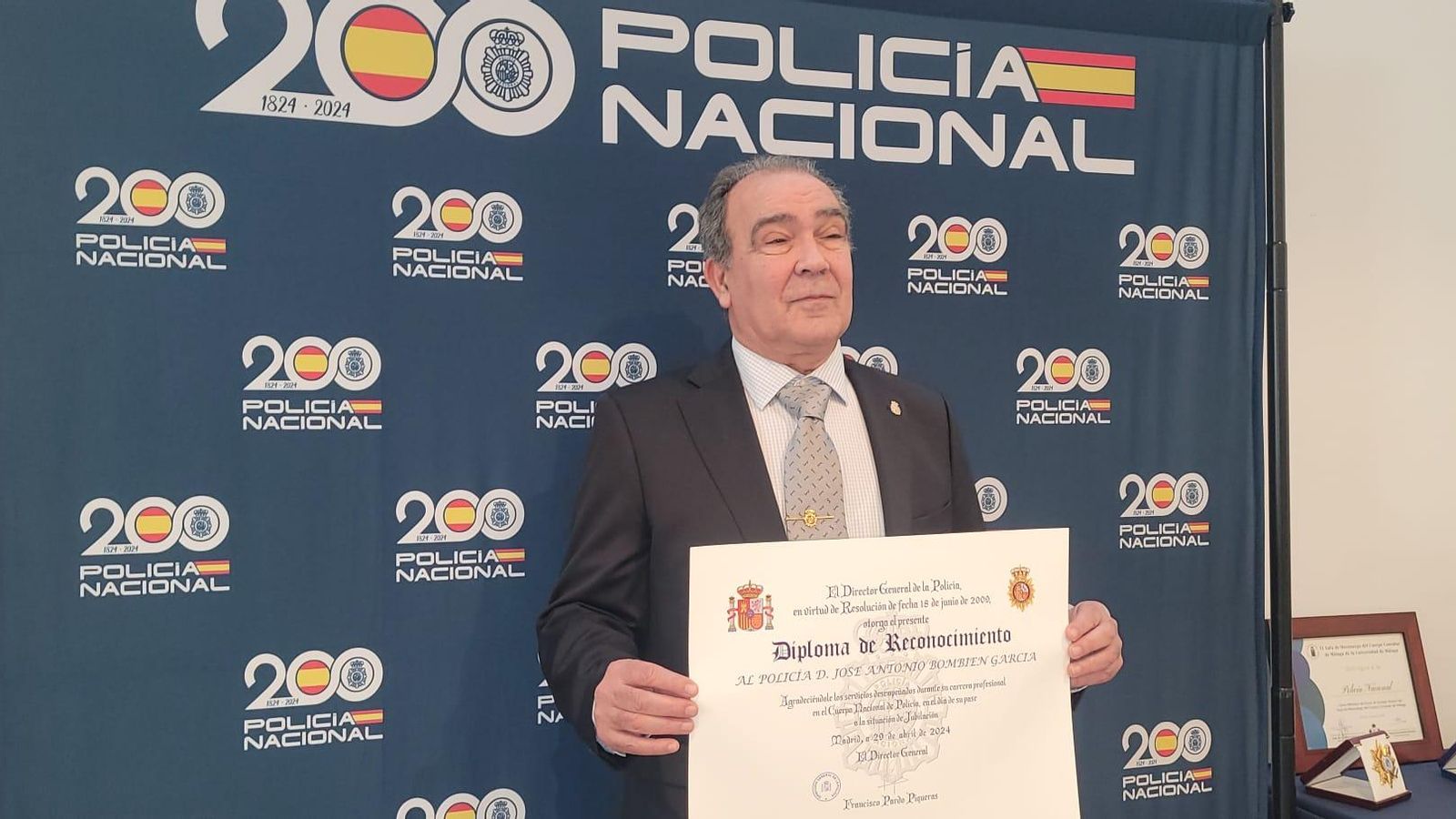 José Antonio Bombien, policía jubilado José Antonio Bombien, policía jubilado