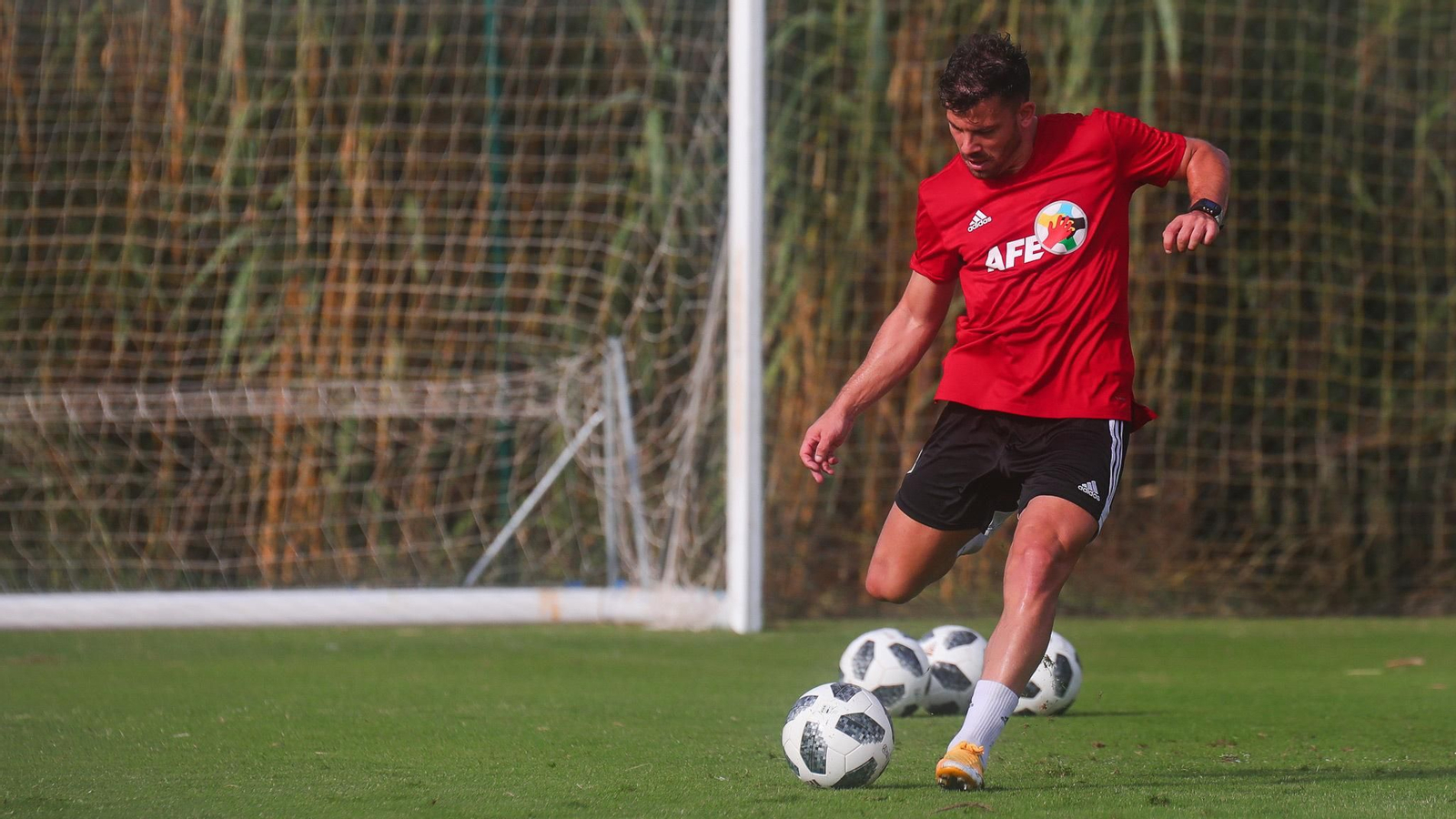 Kike López durante una sesión de la AFE.