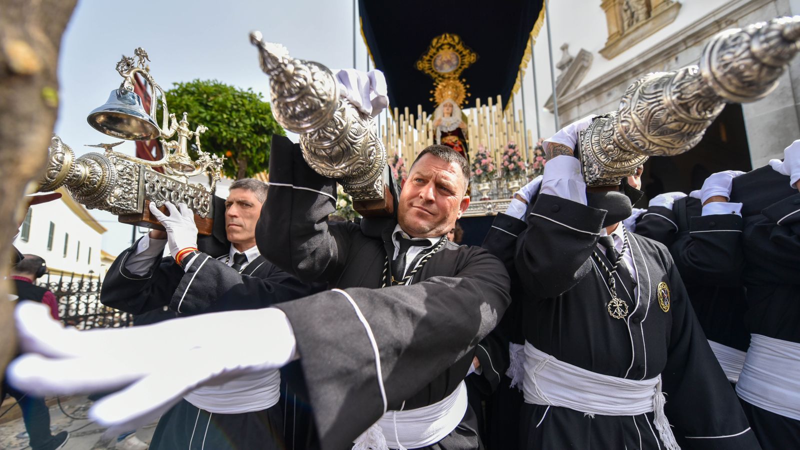 Fotos del Jueves Santo en San Roque: La Buena Muerte y Amargura