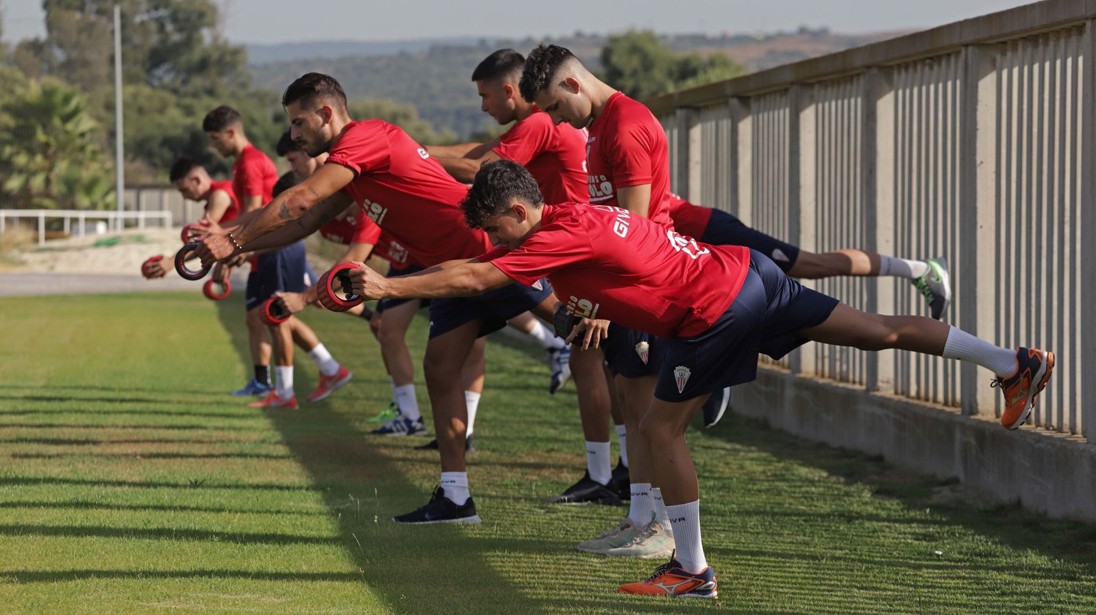 Fotos del primer entrenamiento del Algeciras CF