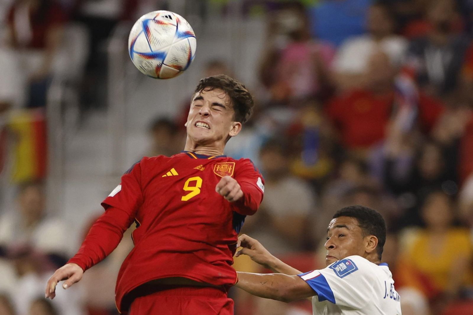 Las imágenes del España - Costa Rica en el Mundial de Qatar