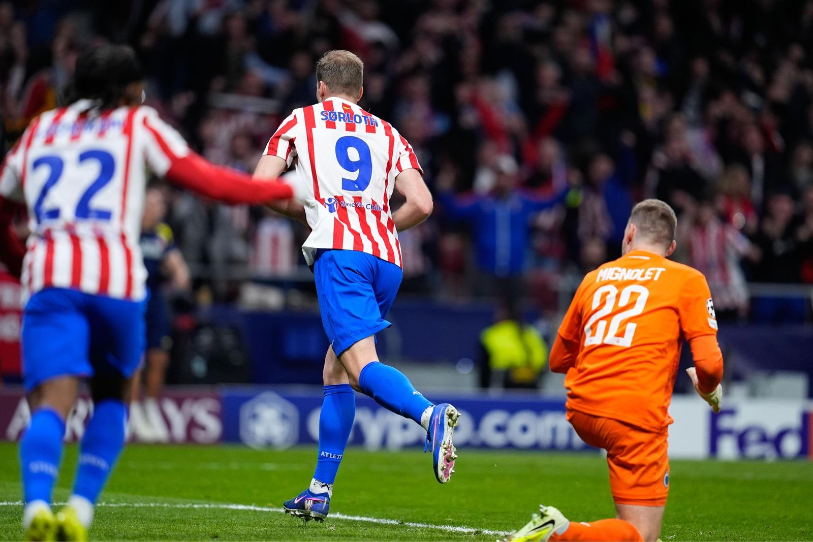 Las fotos del Atlético de Madrid-Brujas