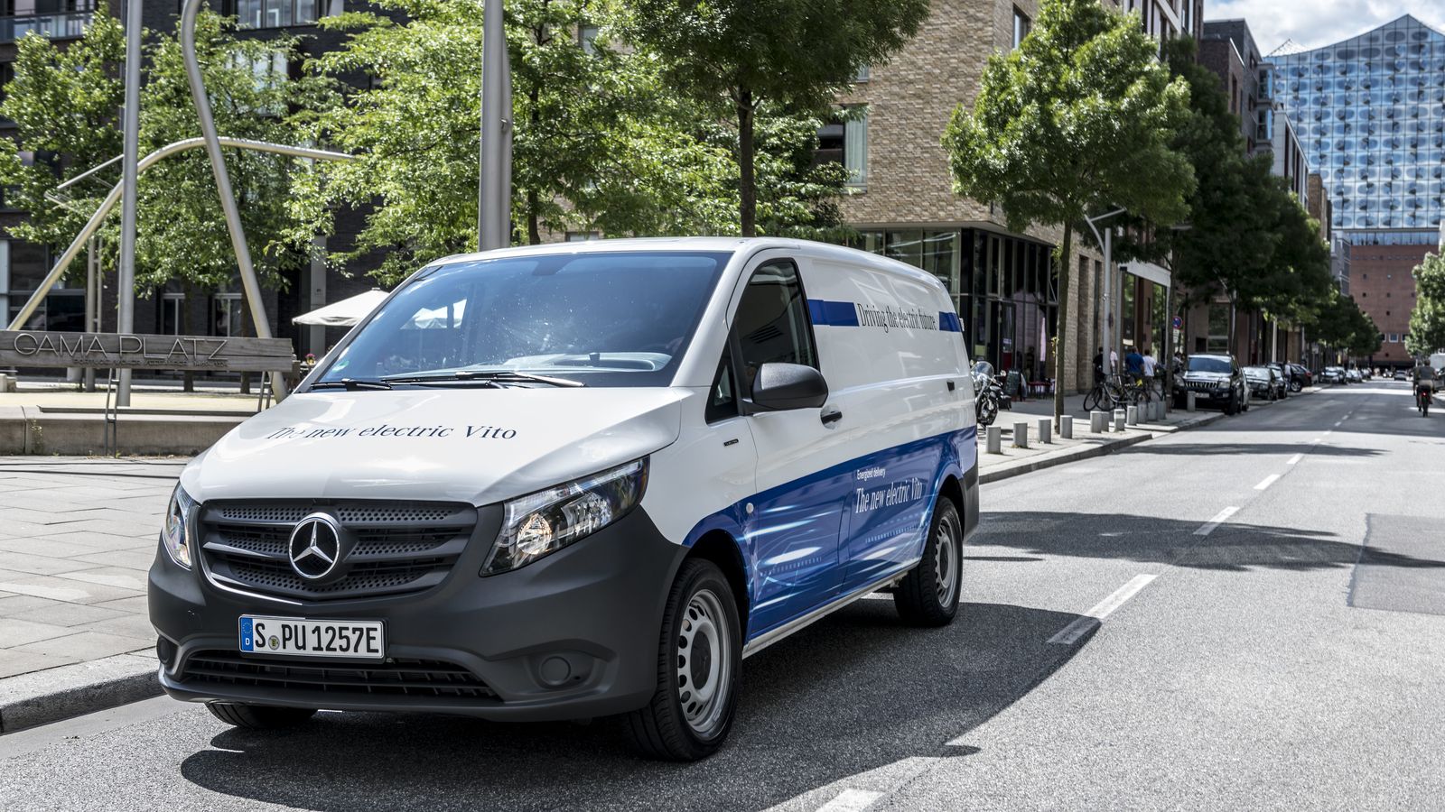 El comercial eVito es un vehículo completamente libre de emisiones que promete una autonomía de 150 Km.