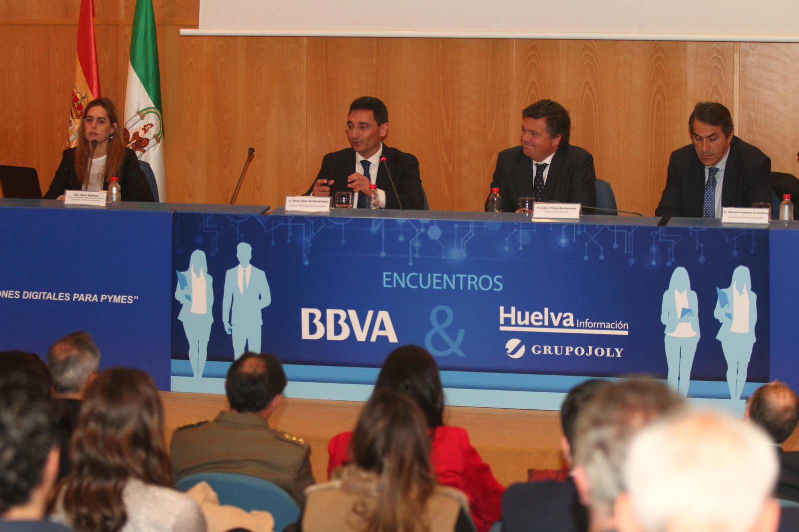 Imágenes del encuentro de HUELVA INFORMACION con el BBVA
