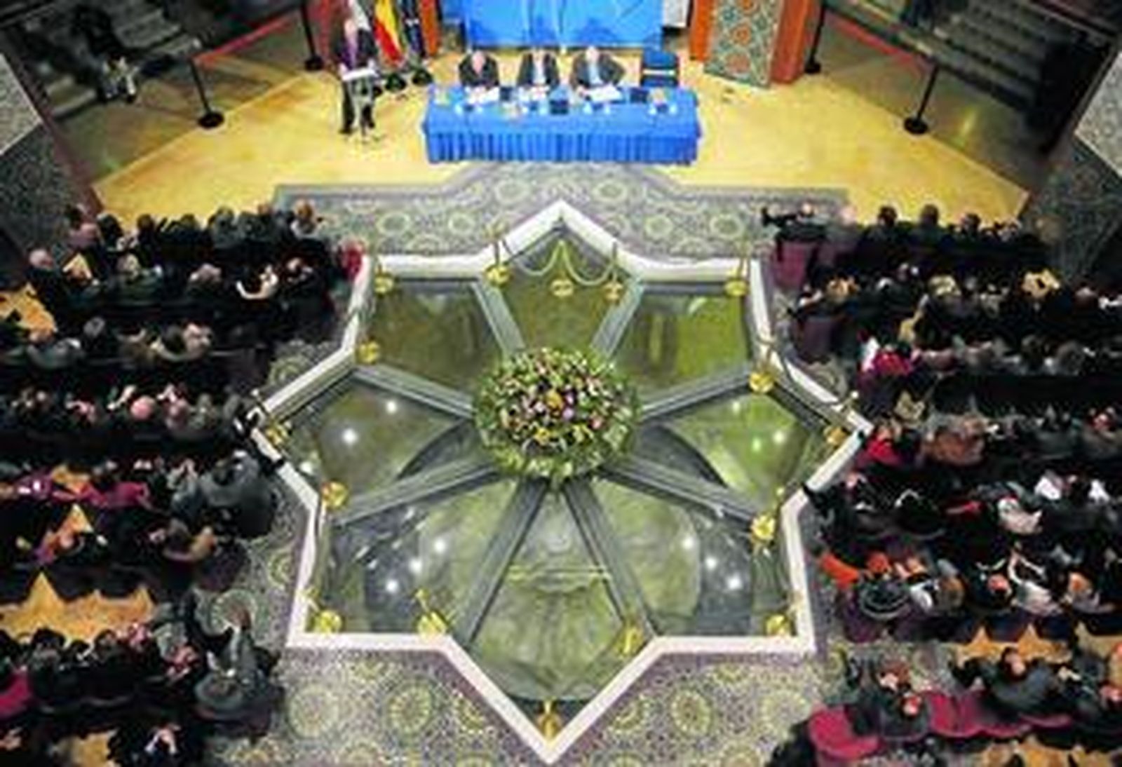 La sede de la Fundación Tres Culturas, durante un acto institucional.