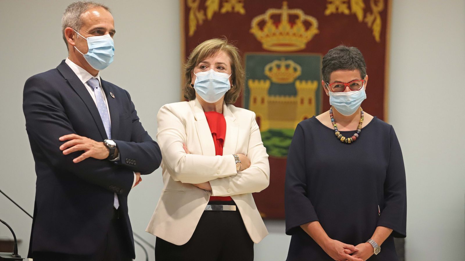 Visita de Arancha González Laya a La Línea y la Verja de Gibraltar