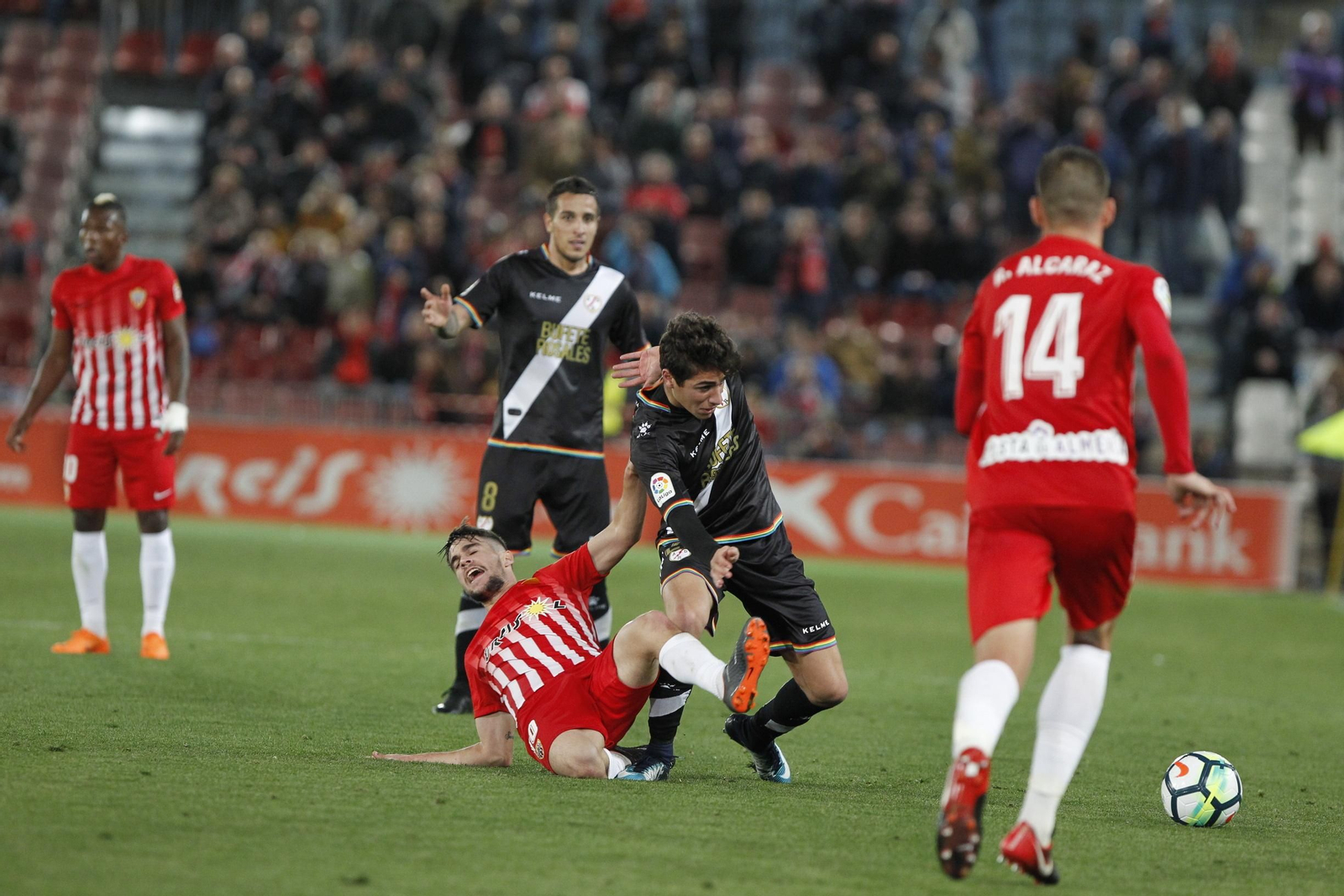 El UD Almería-Rayo Vallecano, en imágenes