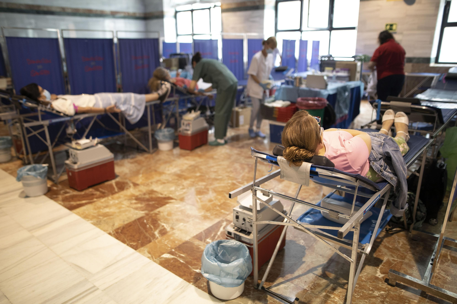 Jornada de donación de sangre en Granada.