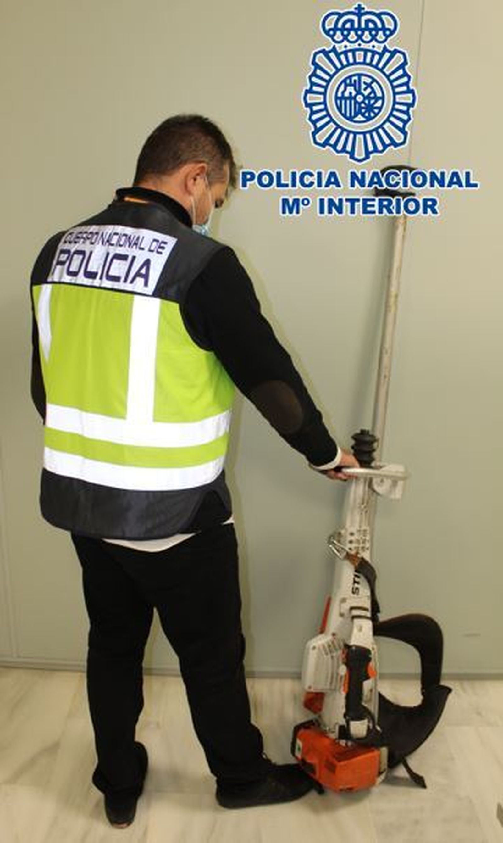 Imagen facilitada por la Policía Nacional.