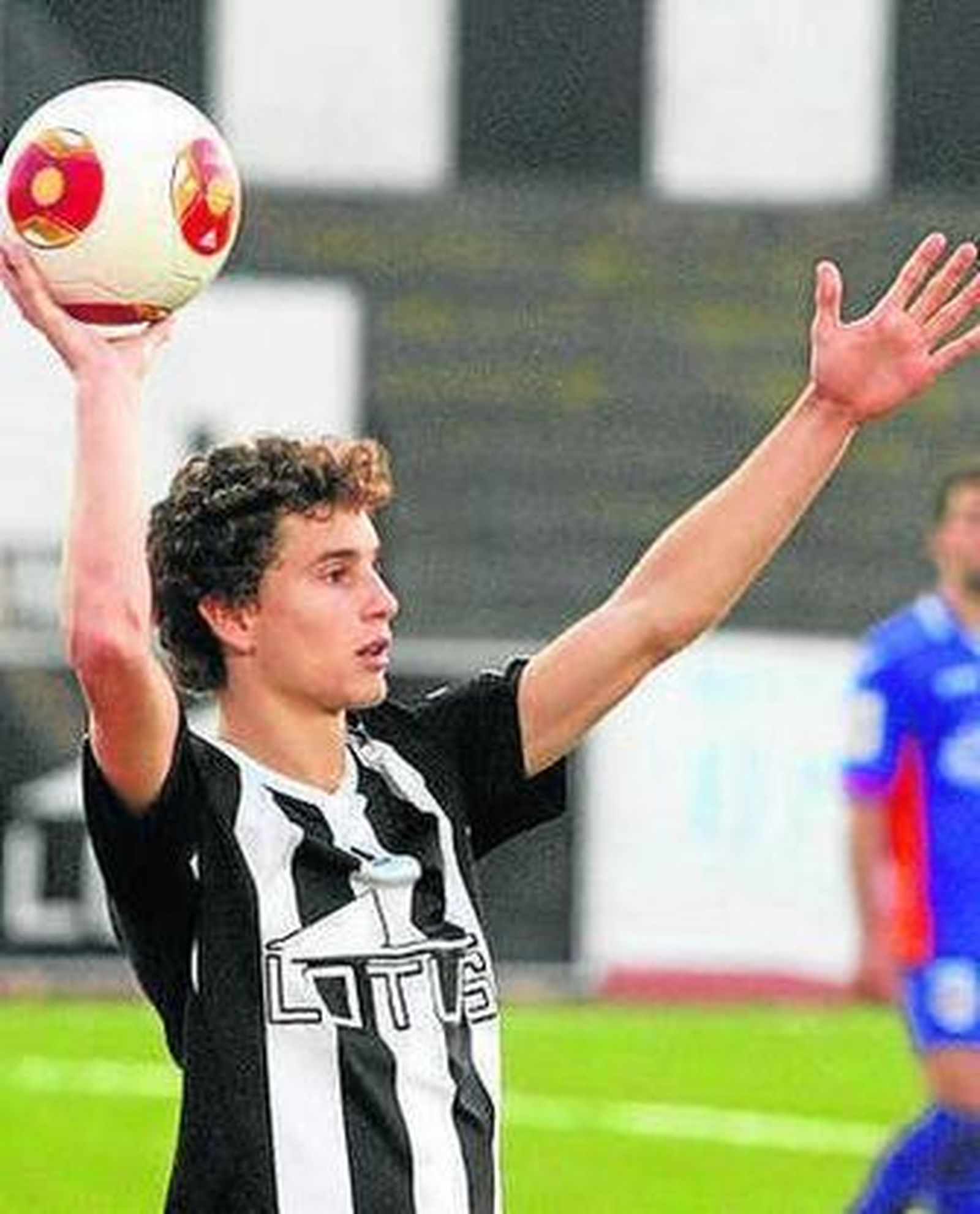 Manu, en su etapa albinegra.