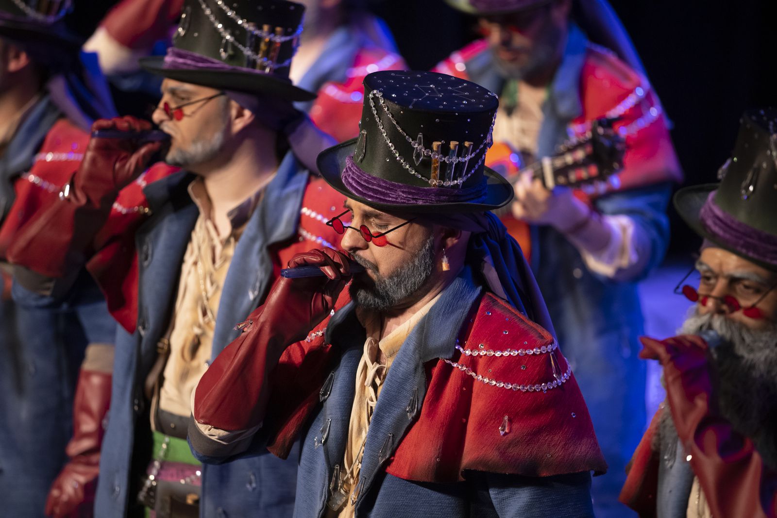 La tercera jornada de semifinales del Carnaval de Huelva, en imágenes