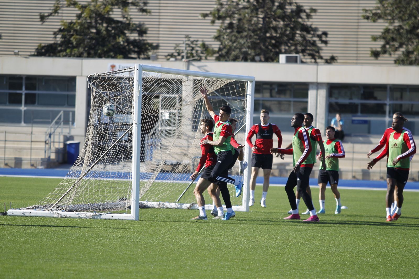 Fotogalería del entrenamiento del Almería previa al partido ante el Numancia