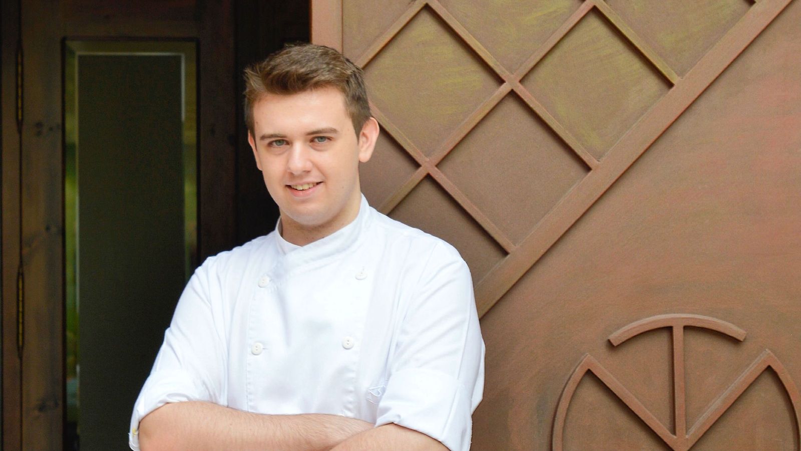 Jesús Moral, con 21 años, momento en el que recibió el premio Cocinero Revelación.