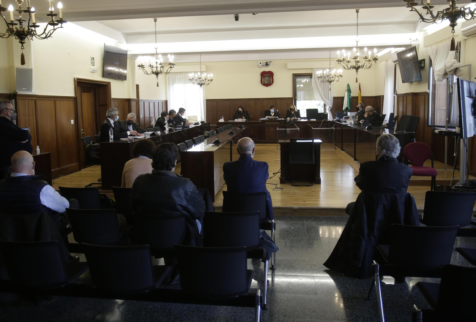Una imagen del quinto juicio de Invercaria, por los préstamos a Cedes Electria.