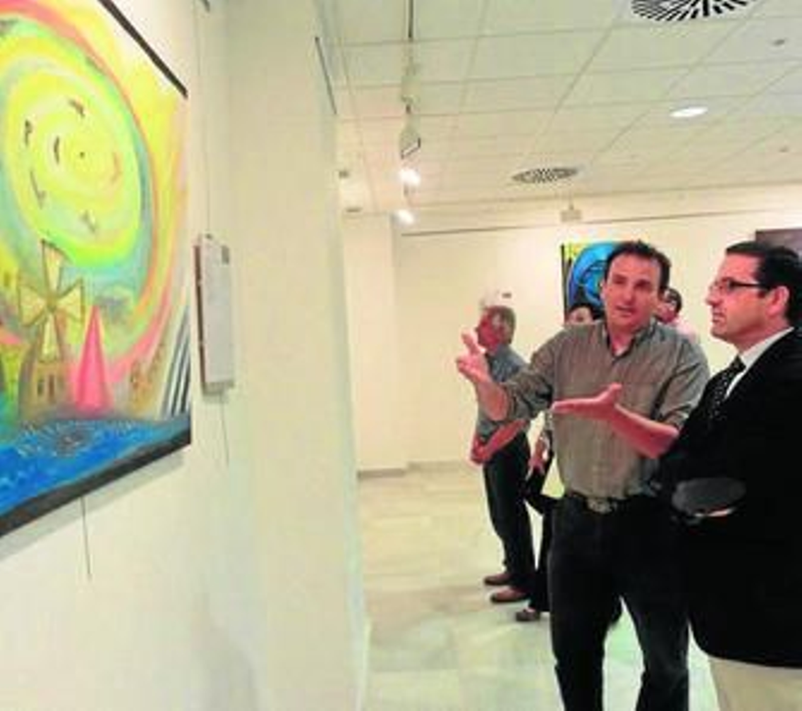 Juan Jesús Martínez con el diputado Guillermo Casquet.