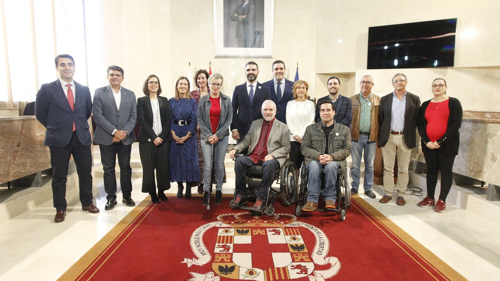 Entrega del Escudo de Oro