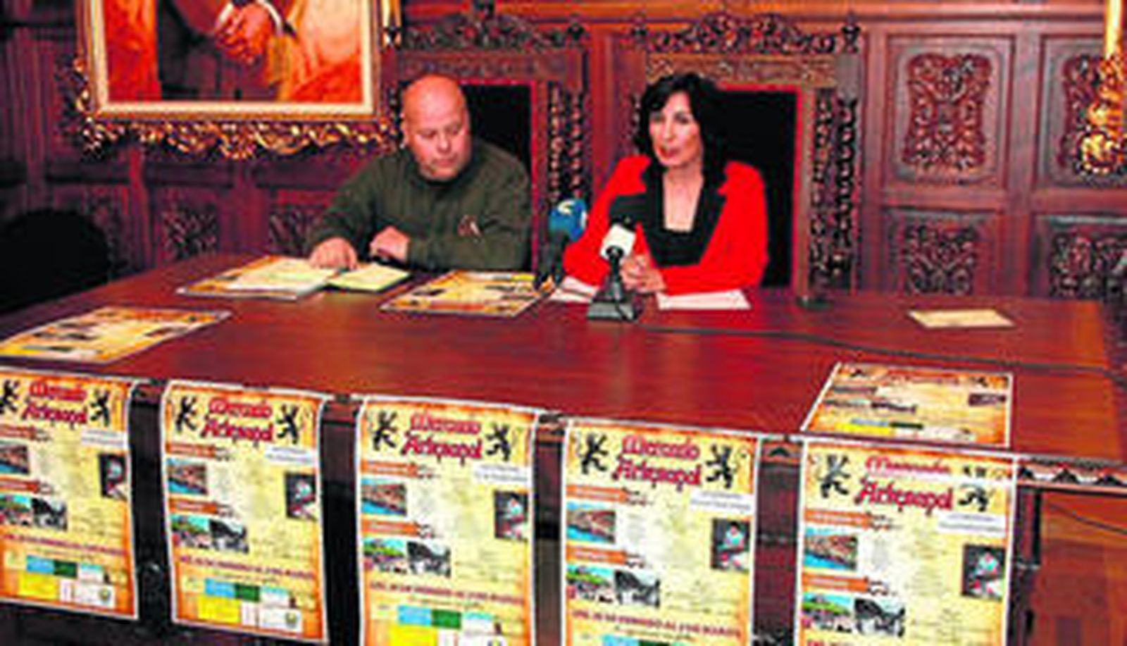 Un momento de la presentación del mercado.