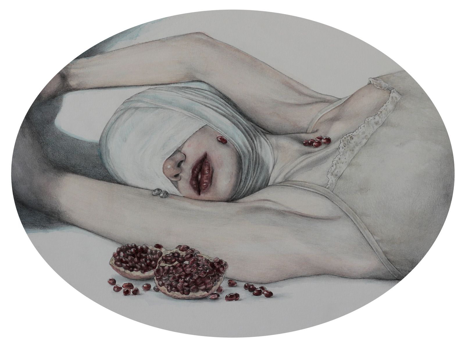 Reproducción parcial de 'Granada', de la serie dedicada a Santa Lucía.