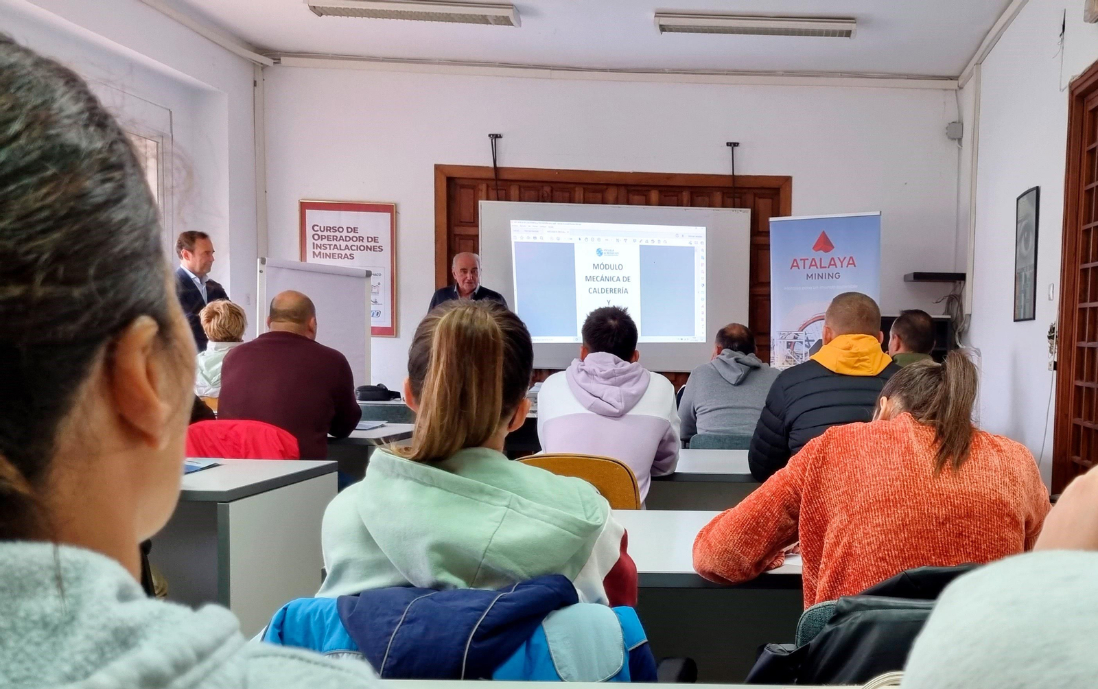Curso de operador de Fundación Atalaya.