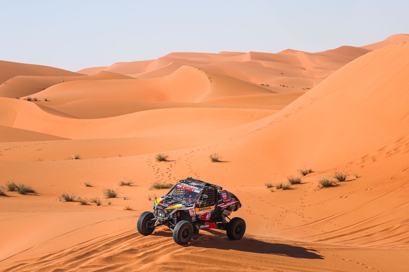 Las mejores fotos del Dakar por las dunas