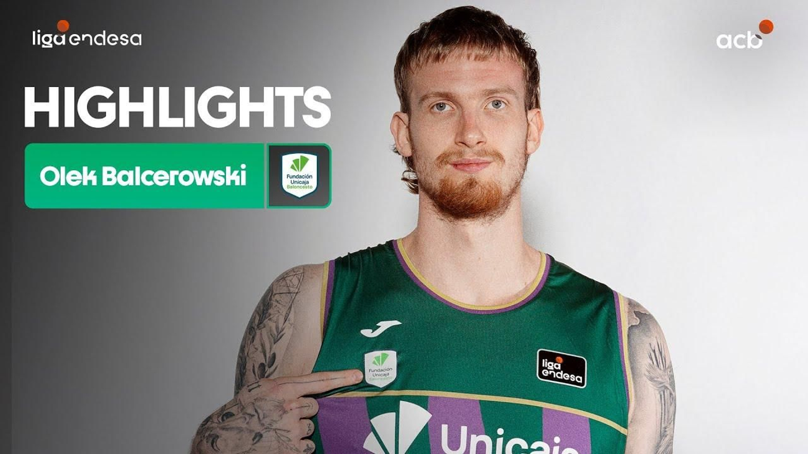 OLEK BALCEROWSKI, imponente en el ataque de Unicaja | Liga Endesa 2025-26