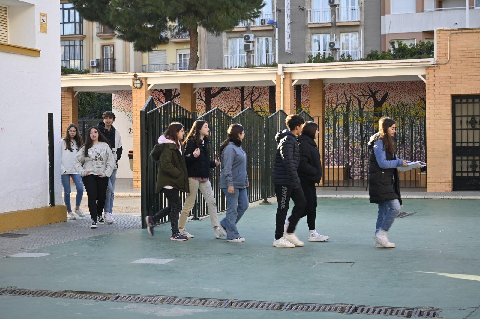 Imágenes del simulacro de incendio en el Funcadia