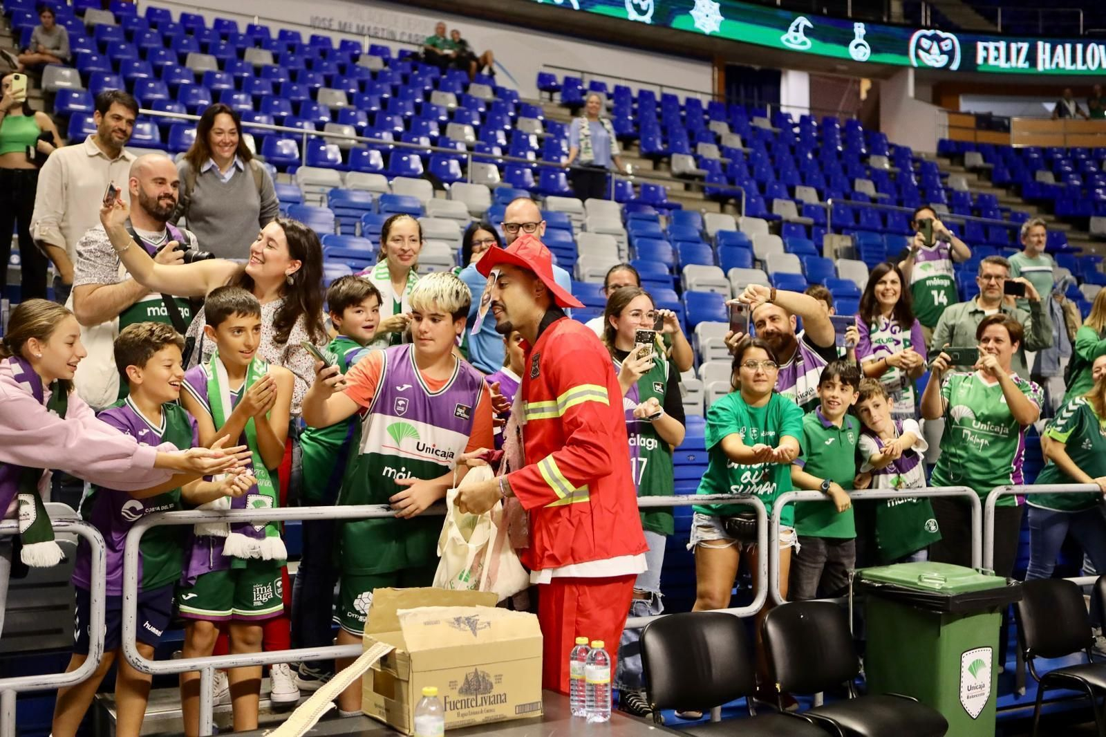 El Halloween del Unicaja, en fotos