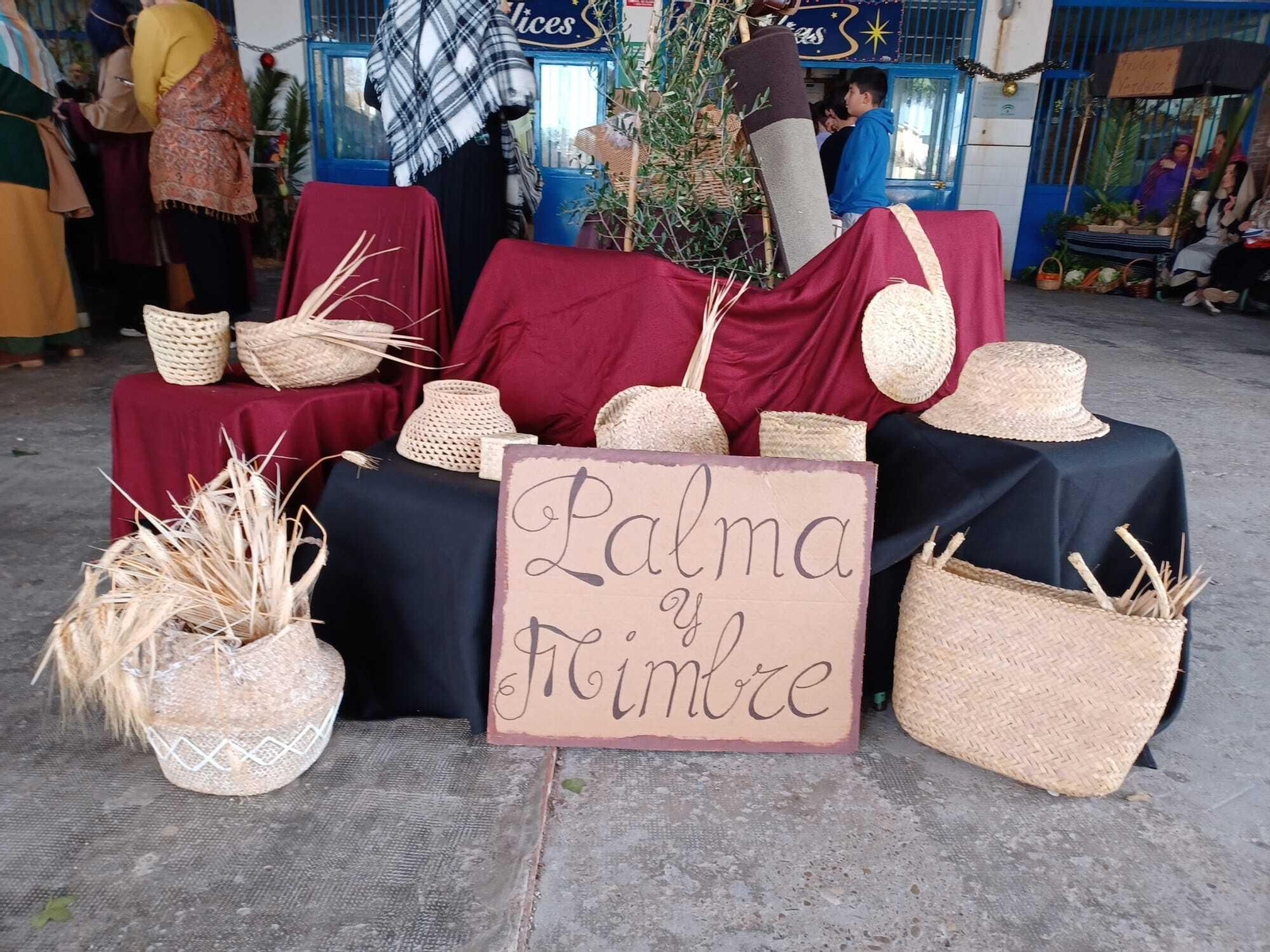 Belén viviente en el CEIP Manuel de falla