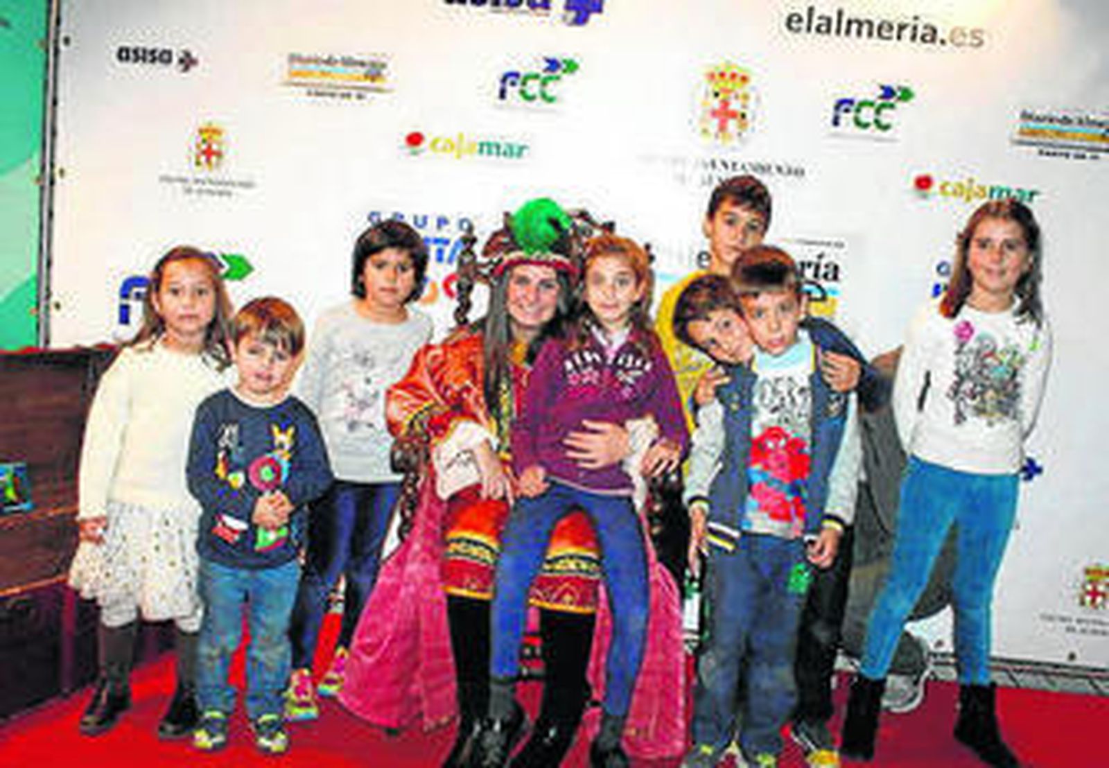 Irene, Iván, María, Aurora, Hugo, Julián, José Javier y Loli.