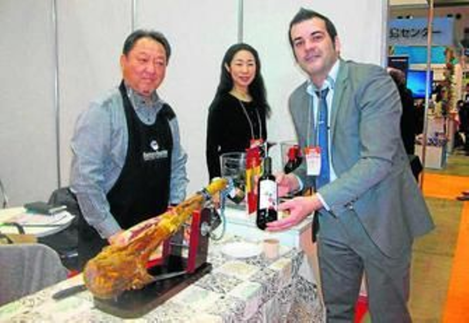 David Guerrero, en la Foodex Tokio, una de las ferias más importantes de Asia.