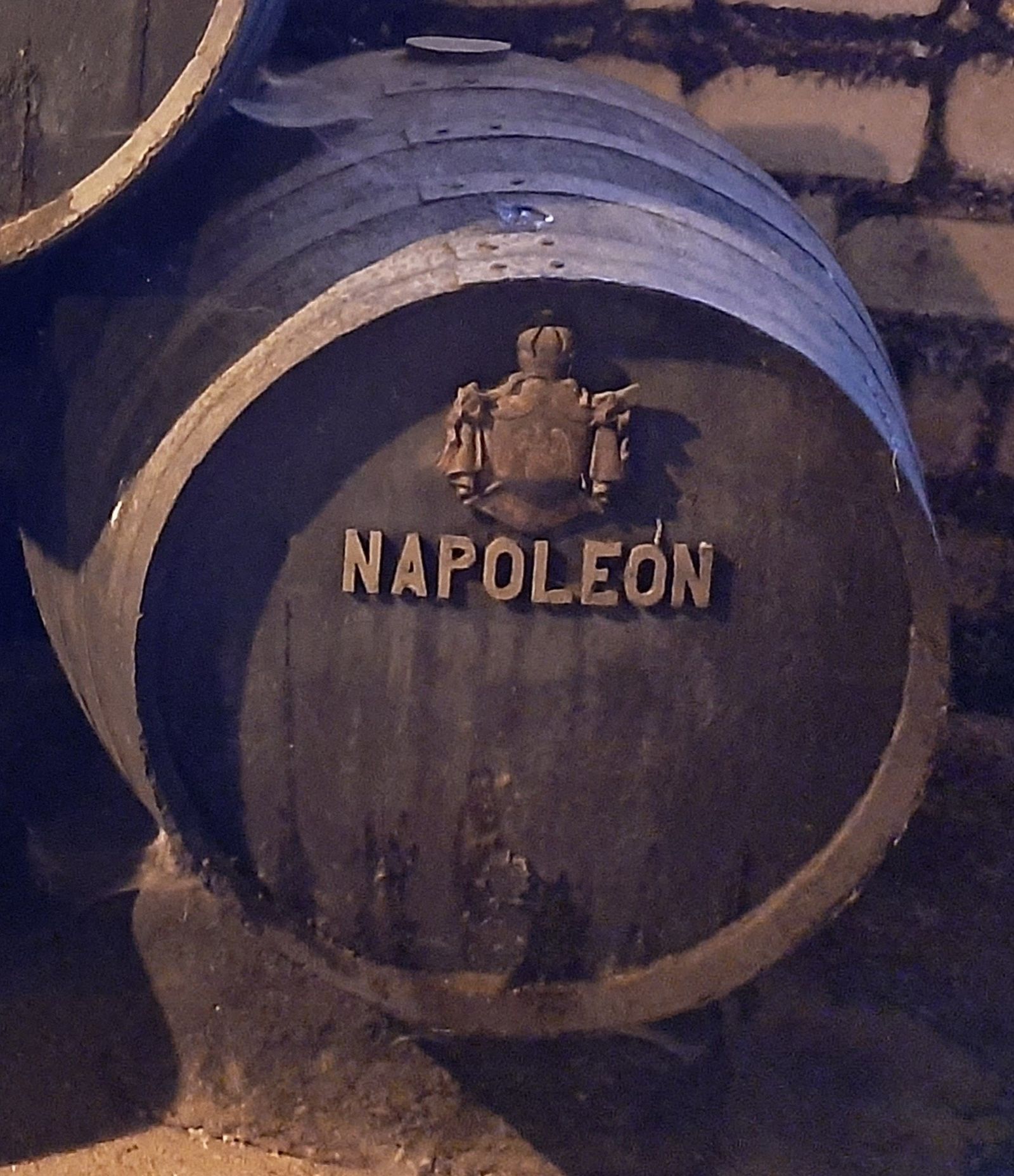 Bota dedicada a Napoleón que se conserva en las bodegas Fundador.