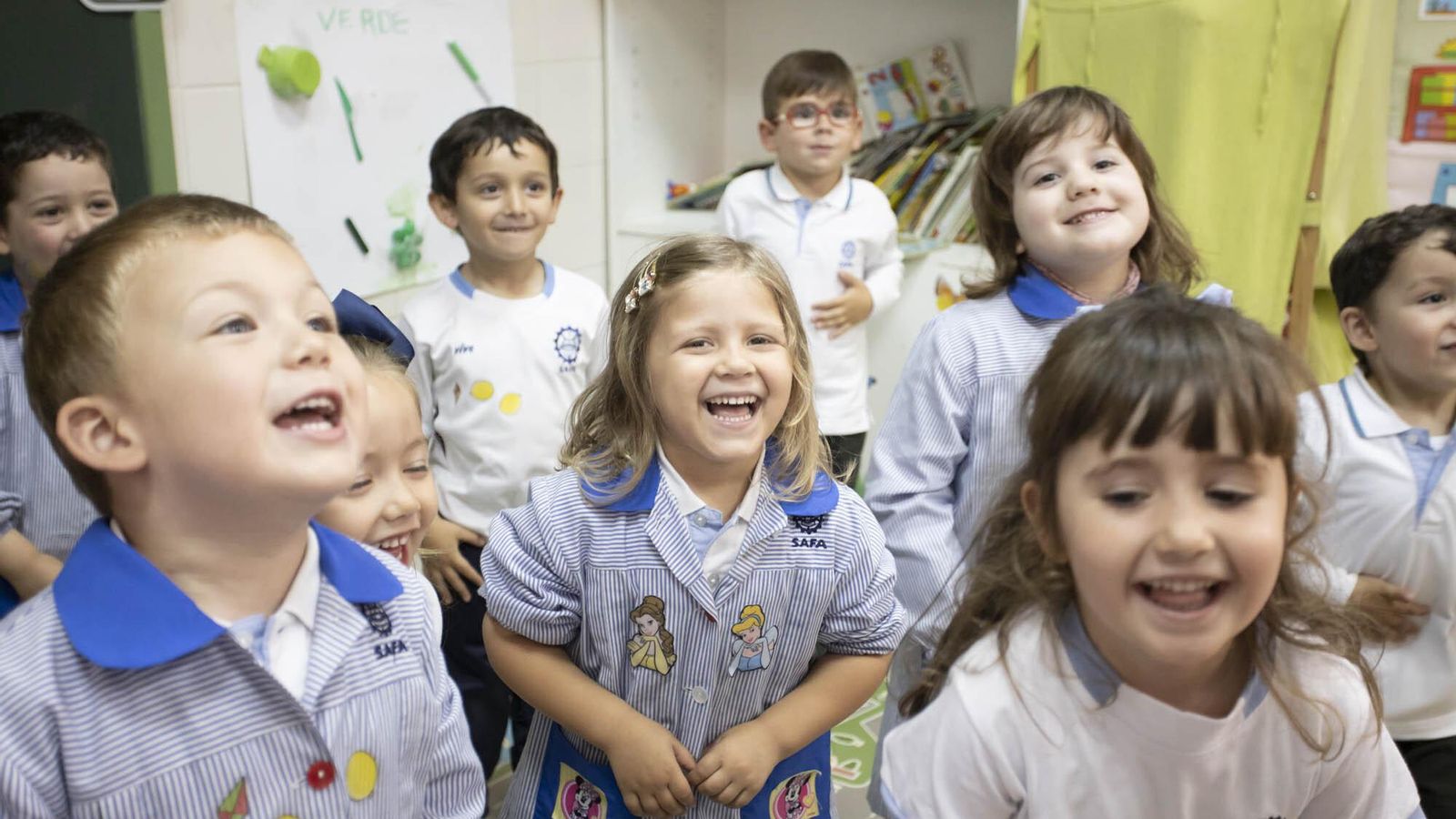 Alumnos del colegio SAFA-Almería.