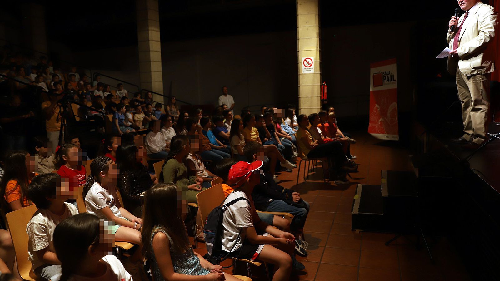 El delegado de Educación, José Ángel Aparicio, durante la inauguración.