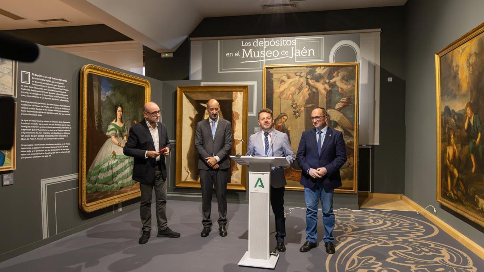 Inauguración del espacio reformado de la Exposición permanente del Museo de Jaén, en imágenes