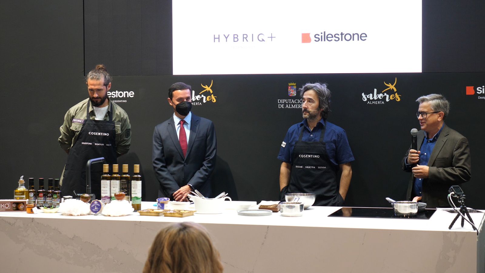 Momento de la presentación en el stand de Sabores Almería.