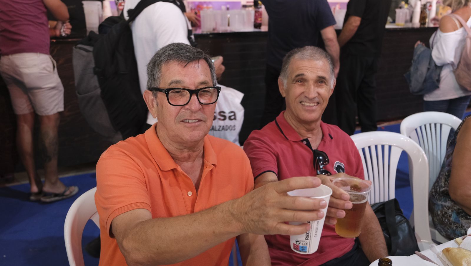 Imágenes de la comida homenaje a los mayores en la Caseta Municipal de la Feria de Almería 2022