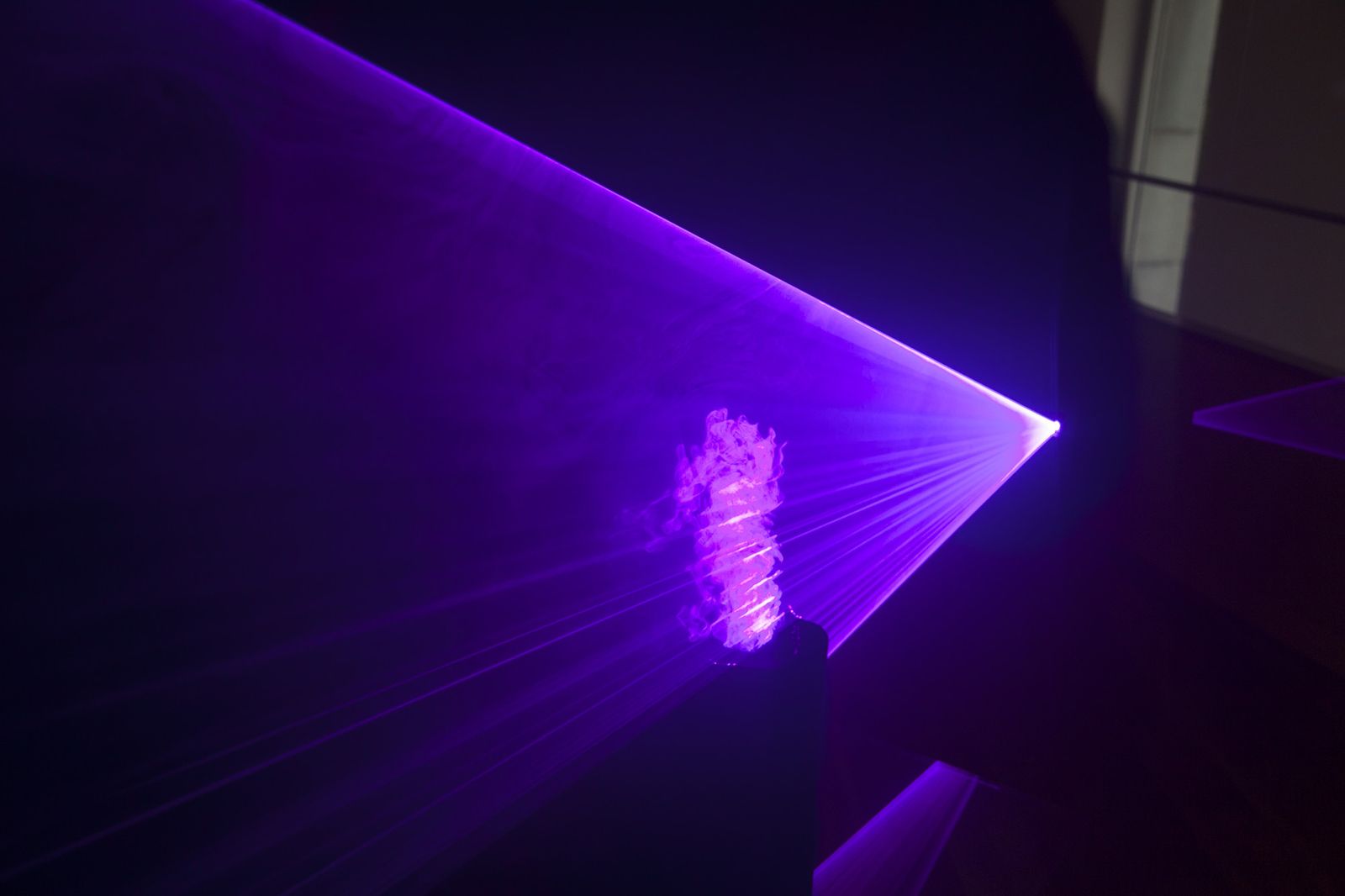 La muestra 'Láser Turbulenta', en la Sala Zaida