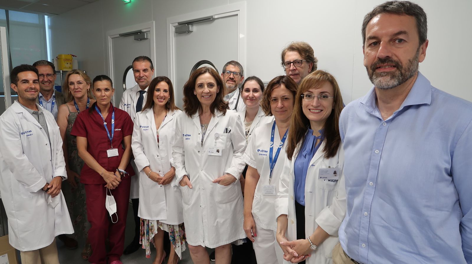 Profesionales de la Unidad de Ensayos Clíncios del Hospital Vithas Sevilla.