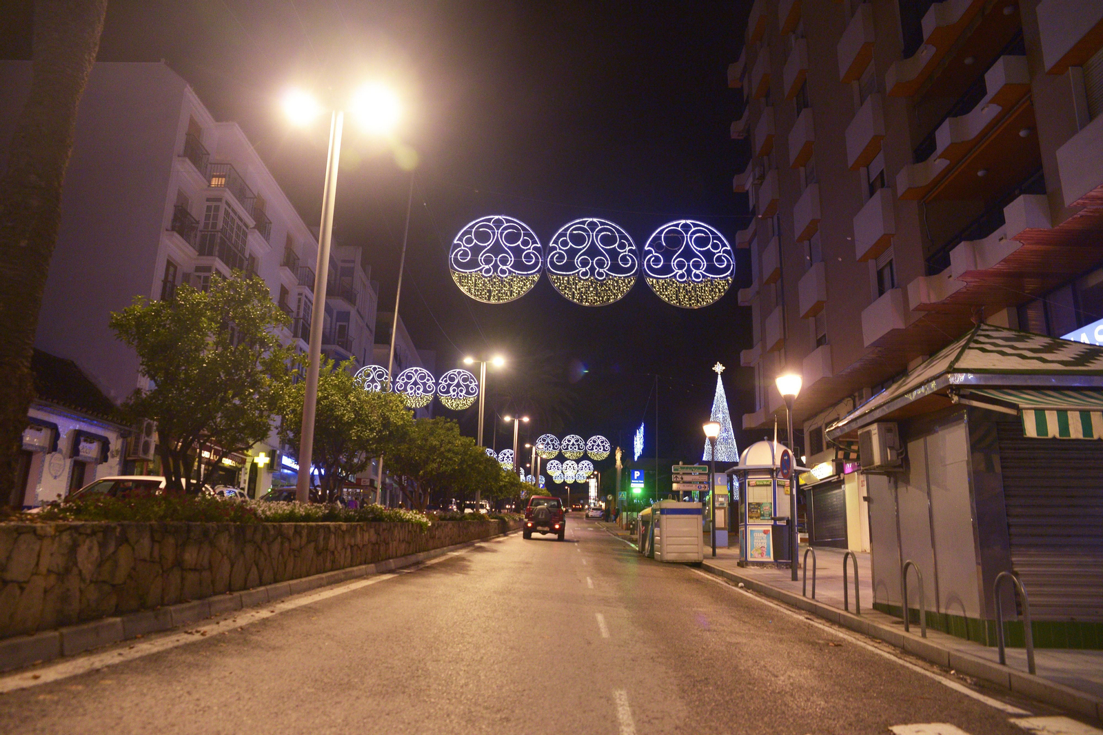 Fotos del alhumbrado navideño de Algeciras