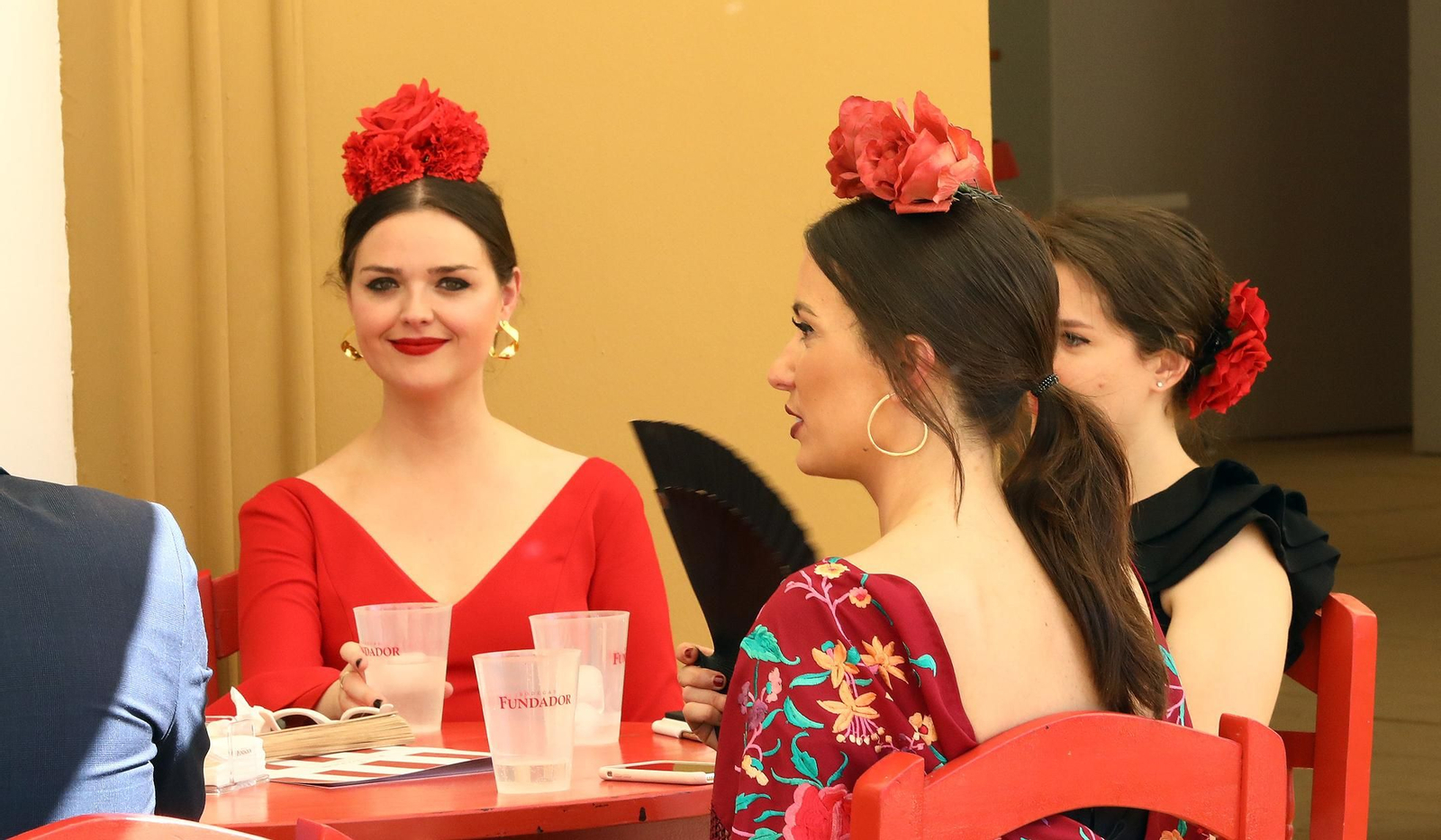 Imágenes del  alumbrado y ambiente en la Feria