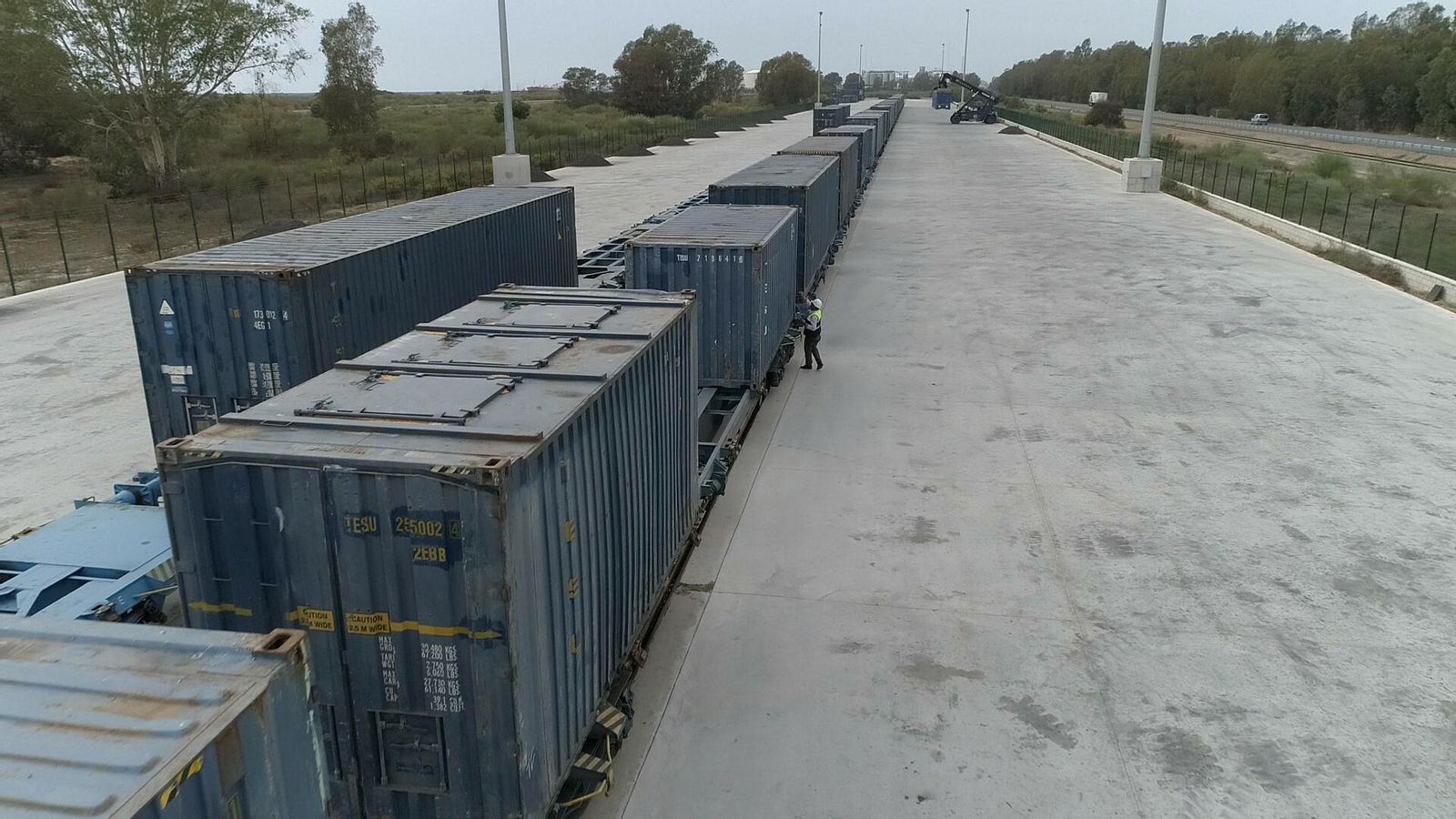 La terminal ferroviaria es uno de los puntos que juegan a favor de la estrategia de Huelva.