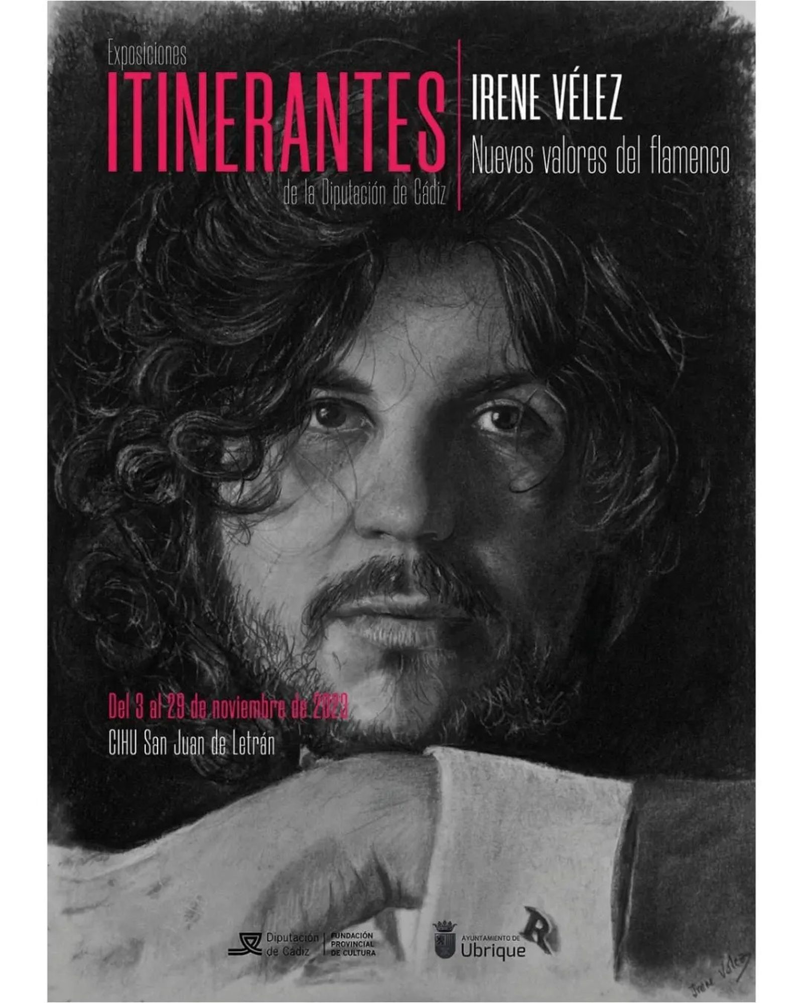 Cartel de la exposición de retratos ‘Nuevos Valores del Flamenco’