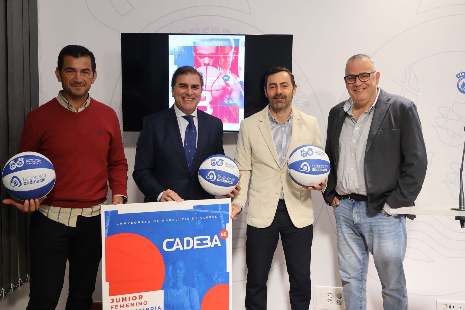 Presentación del Cadeba junior femenino en Diputación.