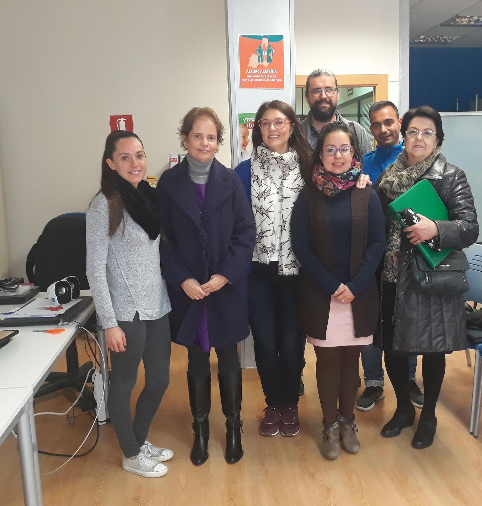 La nueva junta directiva de Alcer.