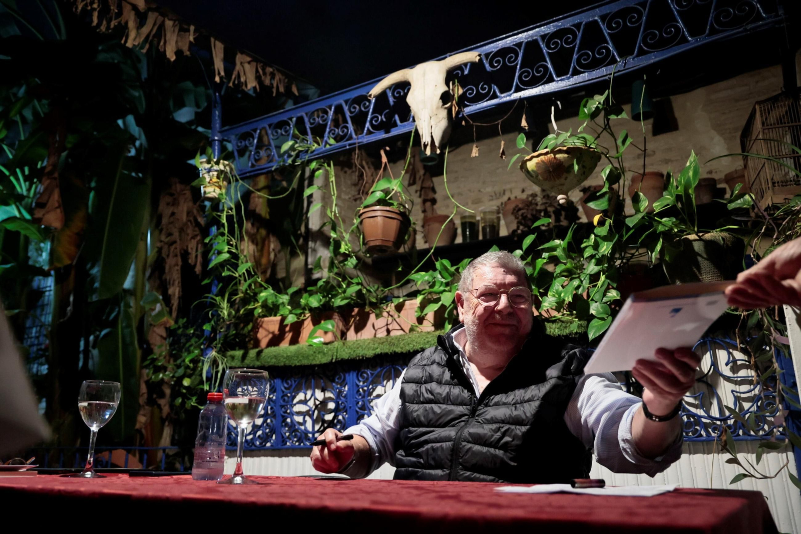 Juan Antonio Molina, este martes en La Carbonería.